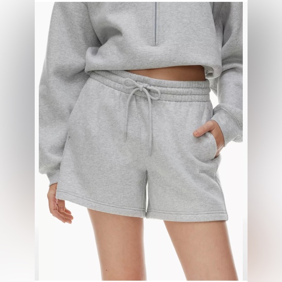 TNA Cozy Fleece Oversized Shorts - Picture 1 of 5